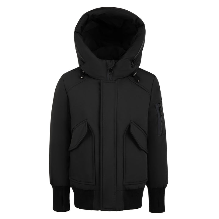 Pramie Boys Black Jacket | Sleek, Warm & Everyday Versatile
