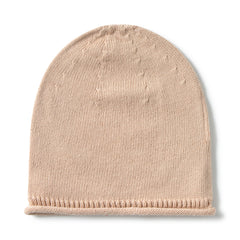 Li & Me baby knit hat in soft cotton, cozy newborn beanie for fall and winter