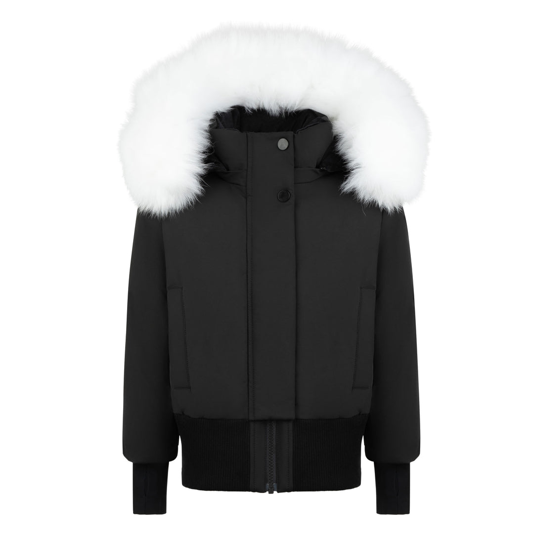 Pramie Girls Black Bomber Jacket