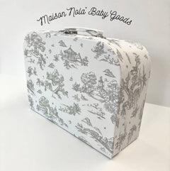 Maison Nola Baby - Storyland Toile Keepsake Box: Grey