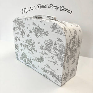 Maison Nola Baby - Storyland Toile Keepsake Box: Grey