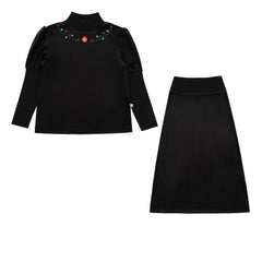 Miss Mini Embroidered Shabbos Teen Set