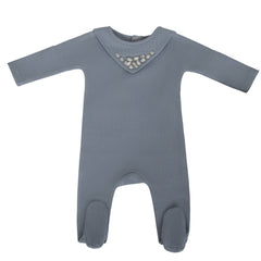 cadeau little loungers lustrous studded footie for boys