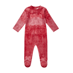 Crew Pink Tie Dye Footie