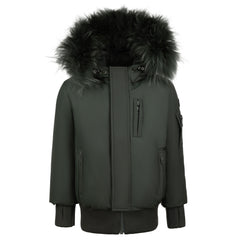 Pramie Boys Green Winter Jacket – Warm & Durable Outerwear