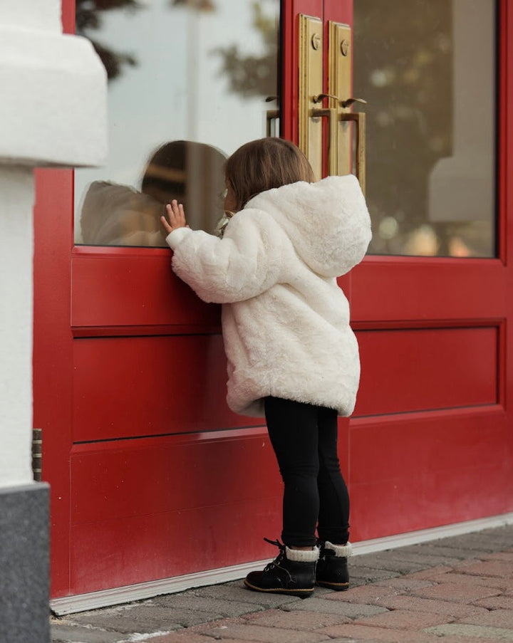 Pramie Ivory Fur Jacket