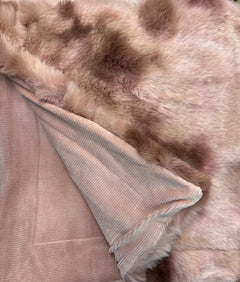Little Lux Fur Spotted Blanket