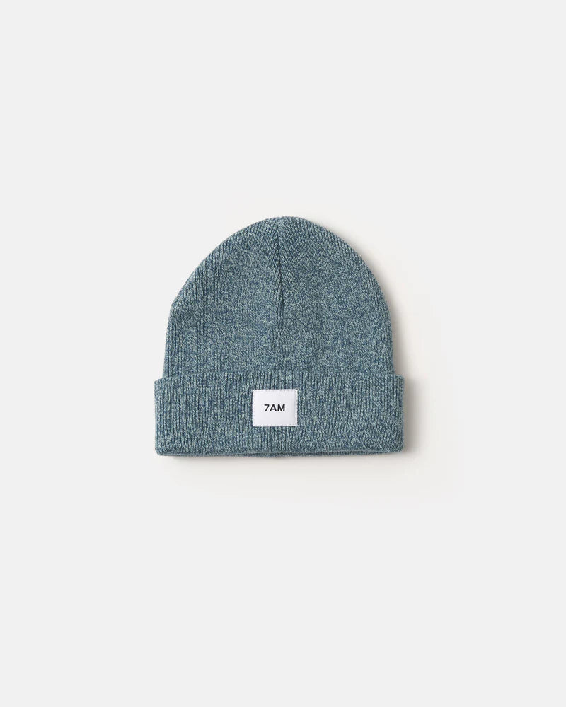 7 AM Heather Aqua Beanie