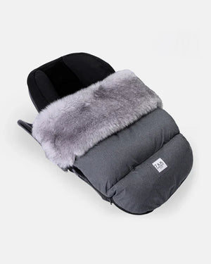 7AM Enfant Tundra Heather Grey PlushPOD – Warm Baby Stroller Cover