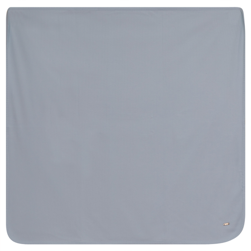 Fragile Rib Blue Baby Blanket