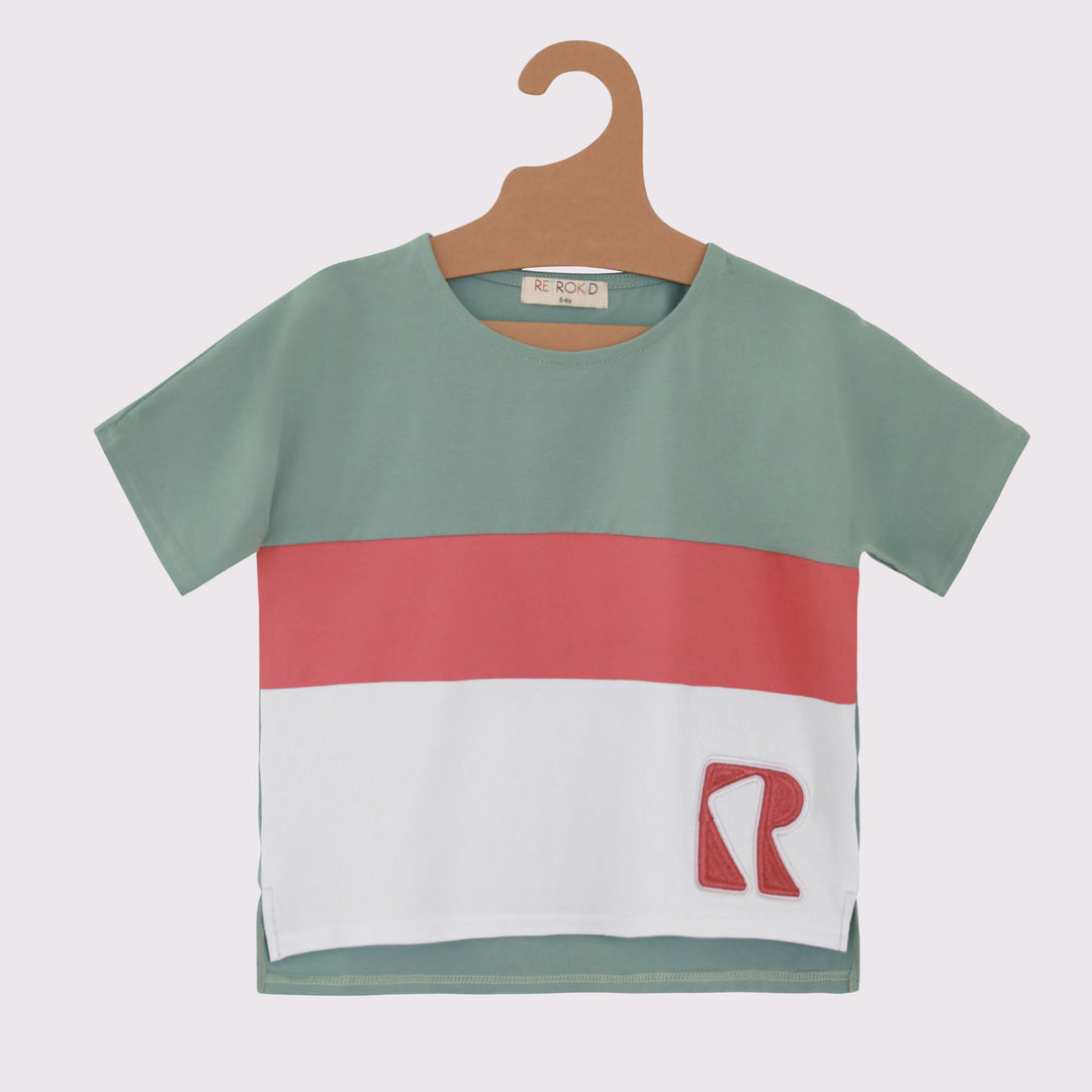 Retro Kid Stripe Boys Tee