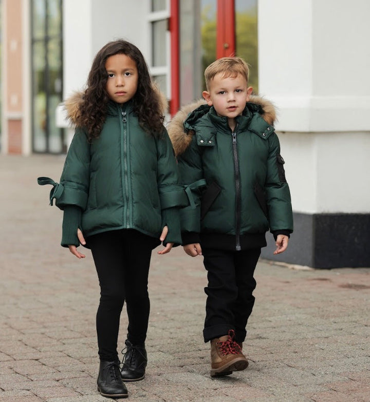 Pramie Medium Girls Green Jacket