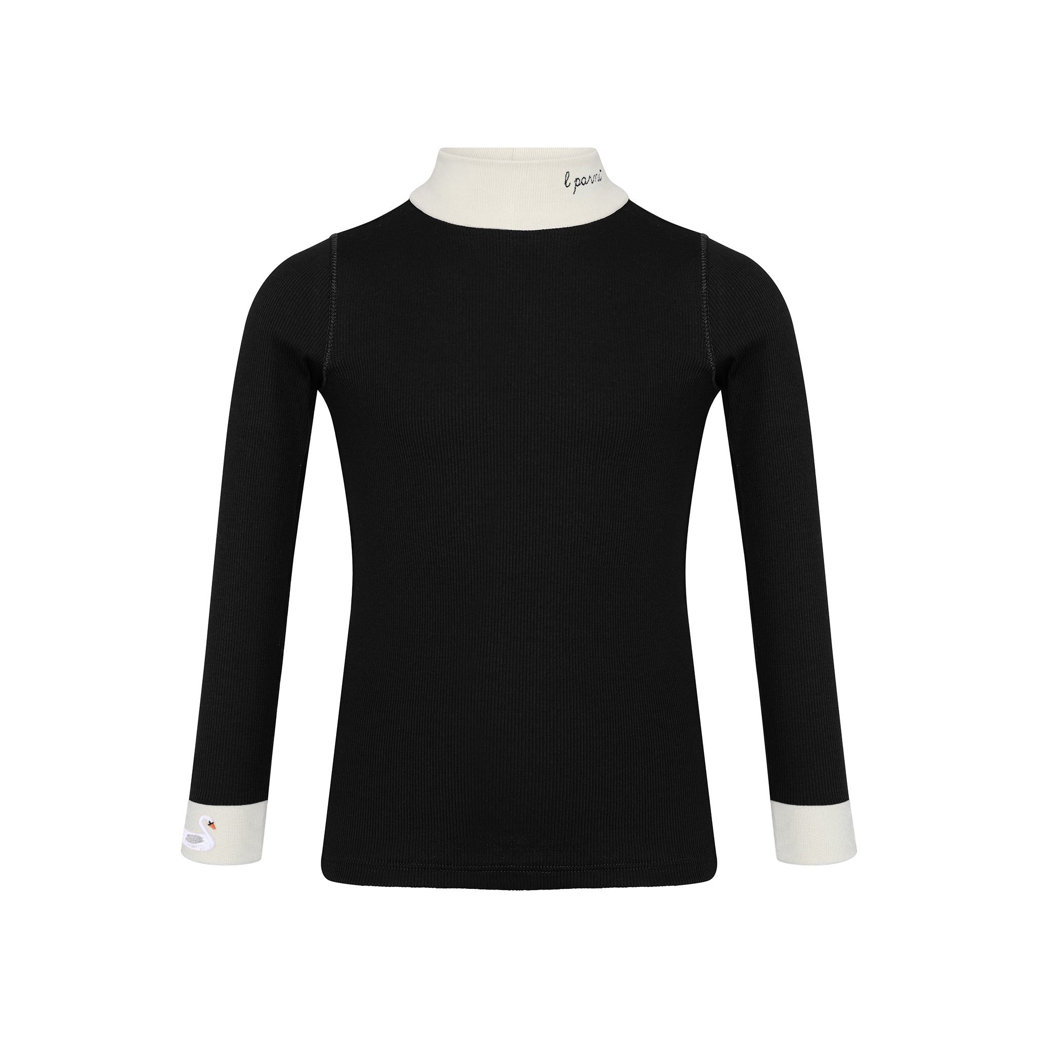 Parni Black LP Turtleneck – Little Loungers