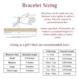 Simply Stated NY - Tiny Heart Mother Daughter Matching Bracelets: 18k Gold Plated / 1 mini