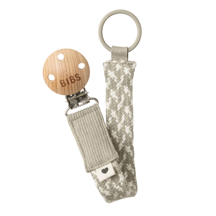 Bibs Pacifier Braided Clip