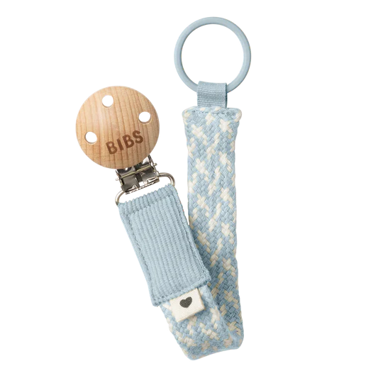 Bibs Pacifier Braided Clip