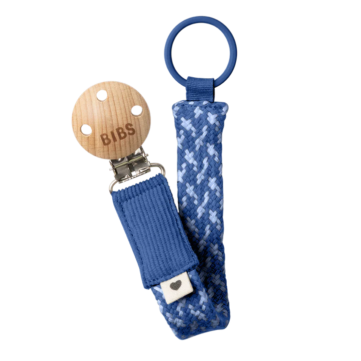 Bibs Pacifier Braided Clip