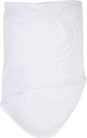 Miracle Blanket- The #1 Pediatrician-recommended Swaddle - Solid White Miracle Blanket