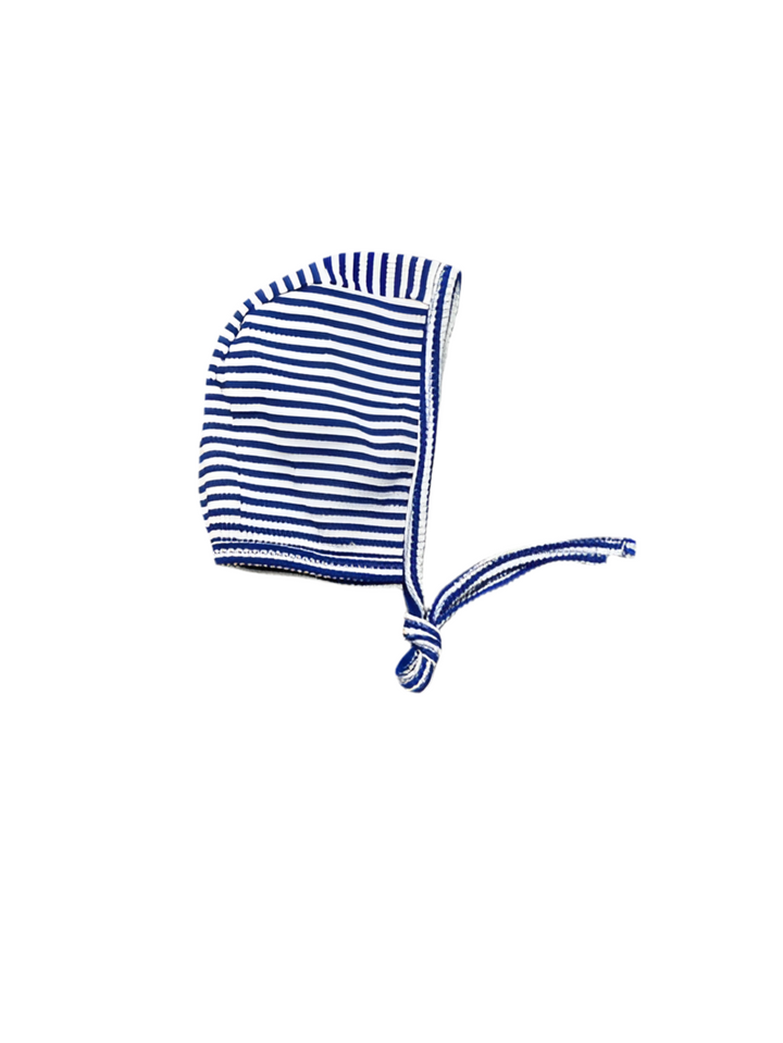 RIB STRIPE BOW BONNET