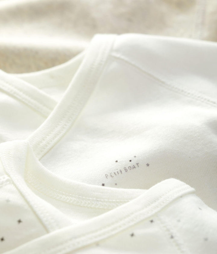 Petit Bateau | Baby Bodysuit Organic Cotton Pack of 3