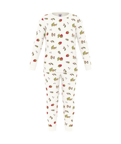 Petit Bateau - Girl Loungewear Long Sleeve Tutti Frutti Top and Pants