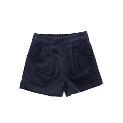Francesca Guiliano Velvet Pocket Shorts