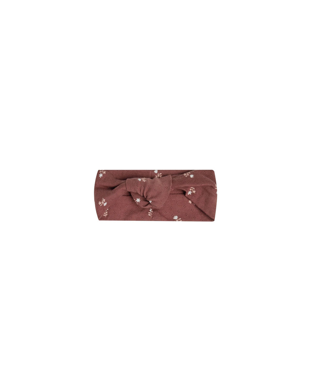 Quincy Mae Plum Fleur Knotted Headband