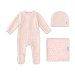 Mini Label All Over Floral Print Girls Set Soft Cotton Kids Outfit Floral Print Design