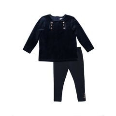 Bonjour Boys Gold Button Two-Piece