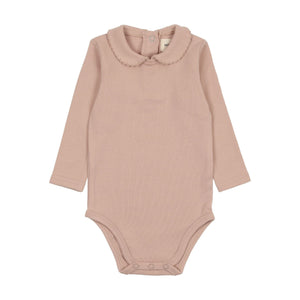 Mema Knits Dusty Pink Knit Overall with Onesie