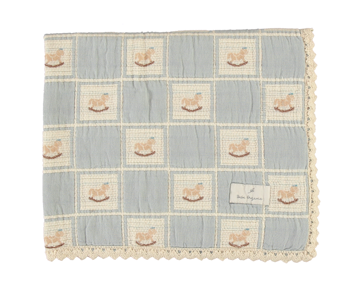 Bebe Organic Rocking Horse Patchwork Blanket – Little Loungers