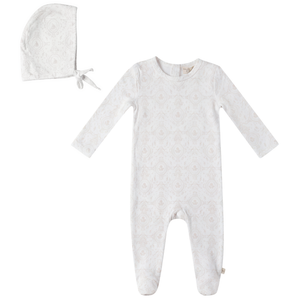 Bebe Bella Baby Modal All Over Print Layette Soft Modal Baby Outfit Lightweight Print Design