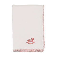 Bee & Dee White Girls Bebe Ditsy Blanket