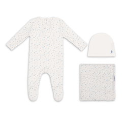 Mini Label Bird Over Print Gift Set Boys Soft Cotton Baby Outfit Bird Print Design