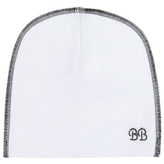 bandeau bebe black stitch modal beanie