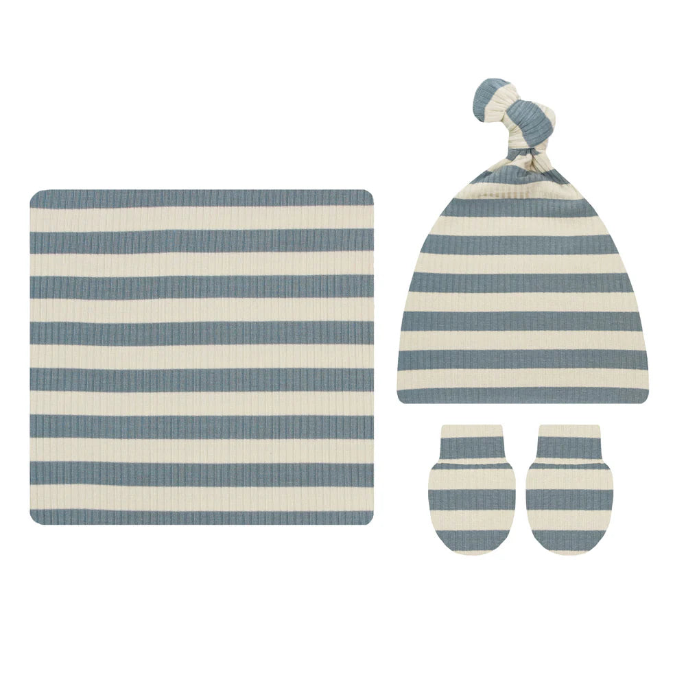 Lou Lou Lincoln Ribbed Newborn Hat Bundle