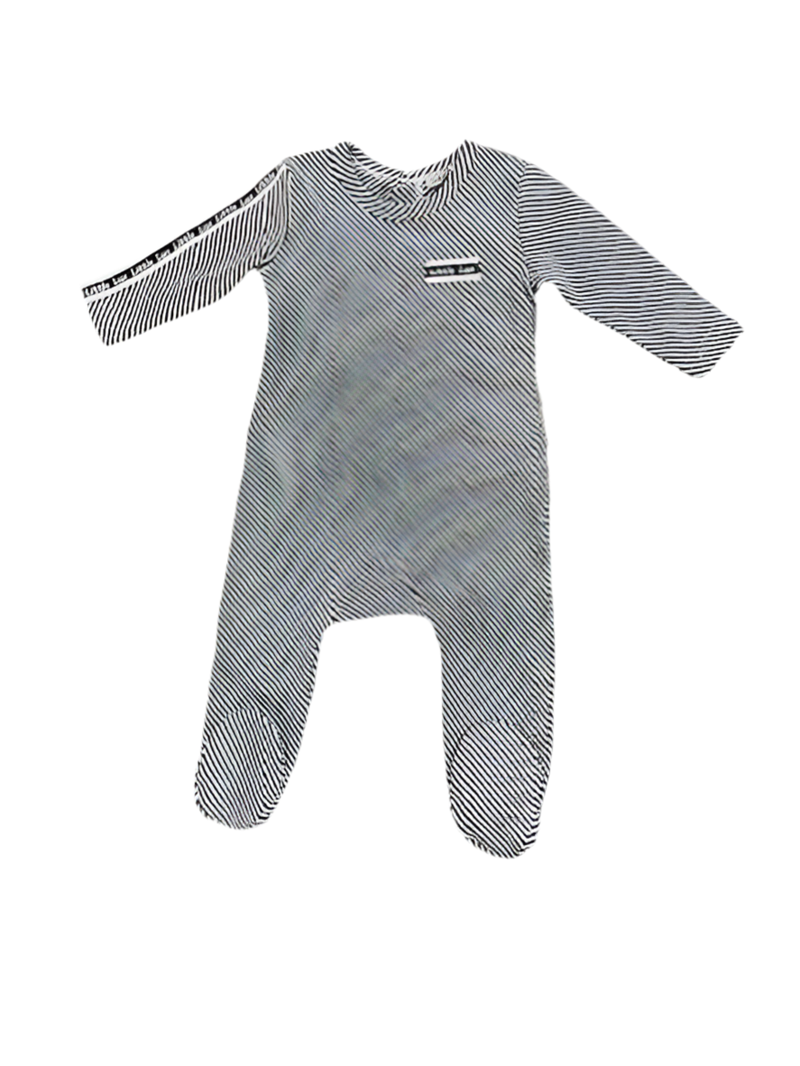 DIAGONAL STRIPE FOOTIE