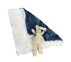 Teddy Bear Lovey Baby Security Blanket