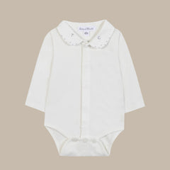 Tartine et Chocolat Mocha Collar Bodysuit