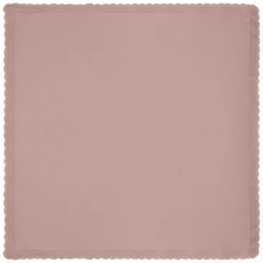 Bebe Bella Rose Cloud Crochet Trim Knit Blanket