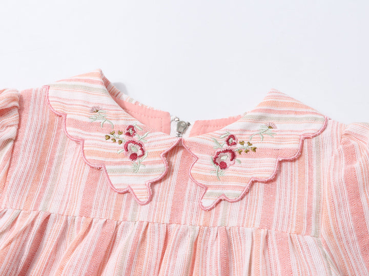 Limonana Colonial Blush Striped Dress