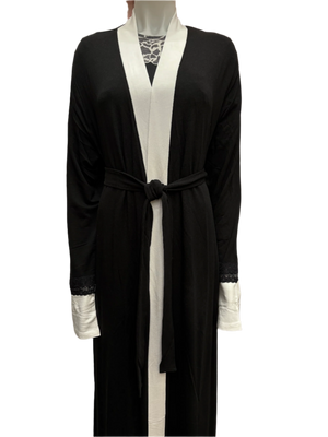 Luxury Peruvian Pima Cotton French Terry Wrap Robe - Ultra Soft & Breathable Loungewear