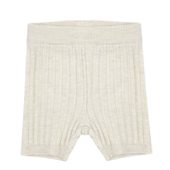 Natural Cable Shorts