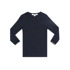 Little Parni - Blue Ribbed Shell with Trim | K221