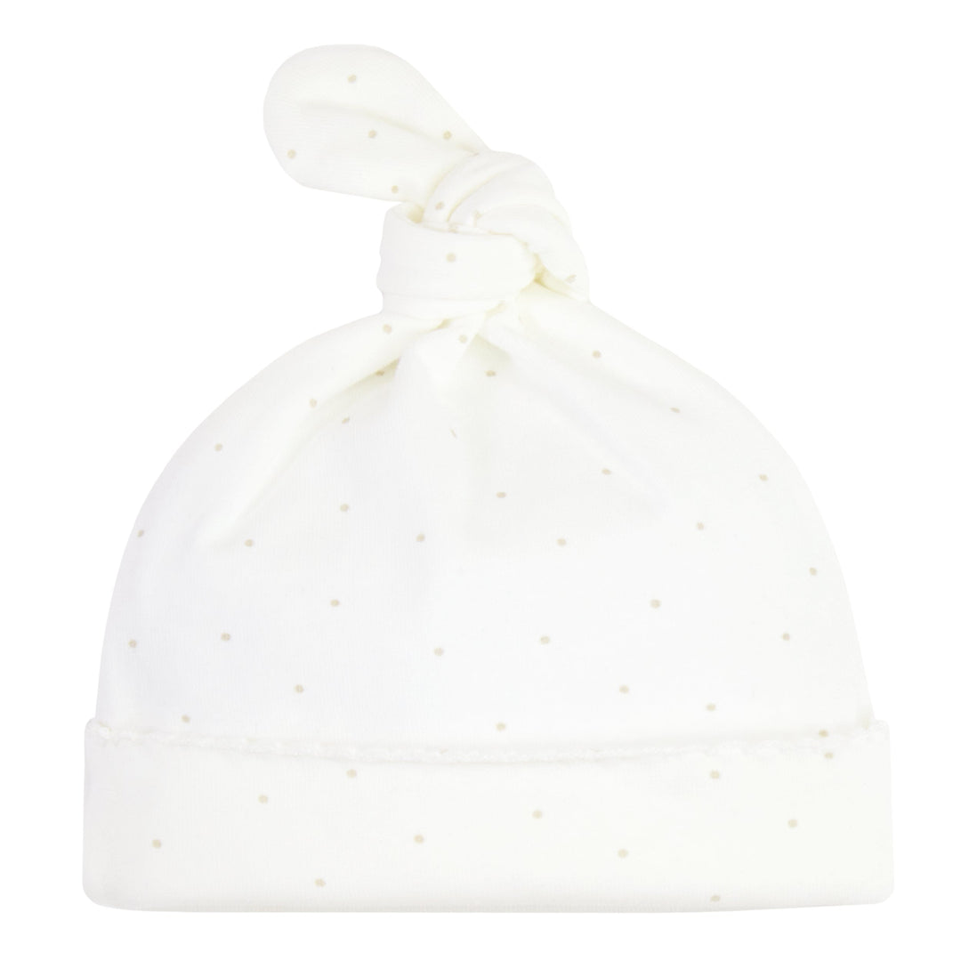 Kipp Baby White Dot Knotted Beanie