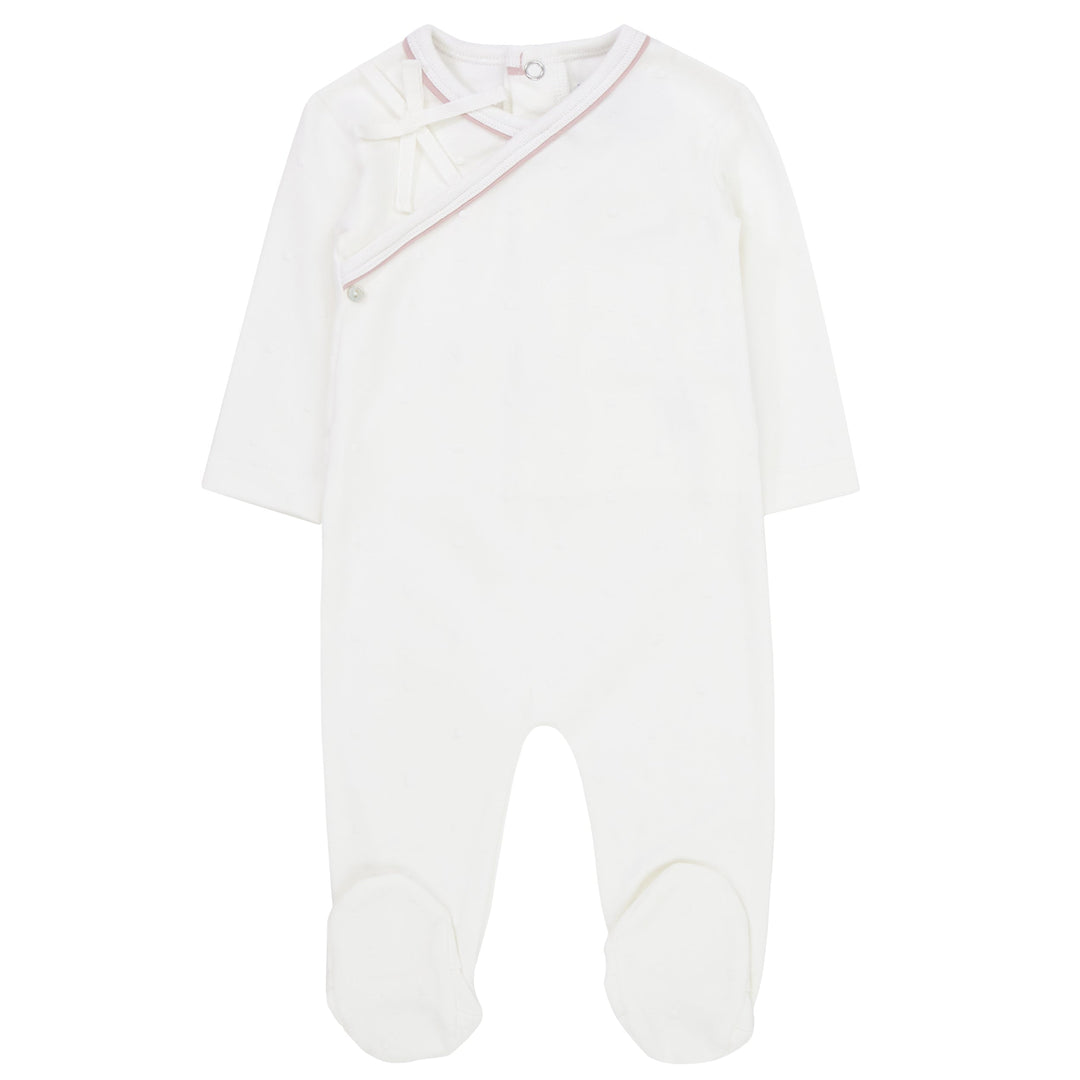 Kipp Baby Pink Dot Wrap Footie