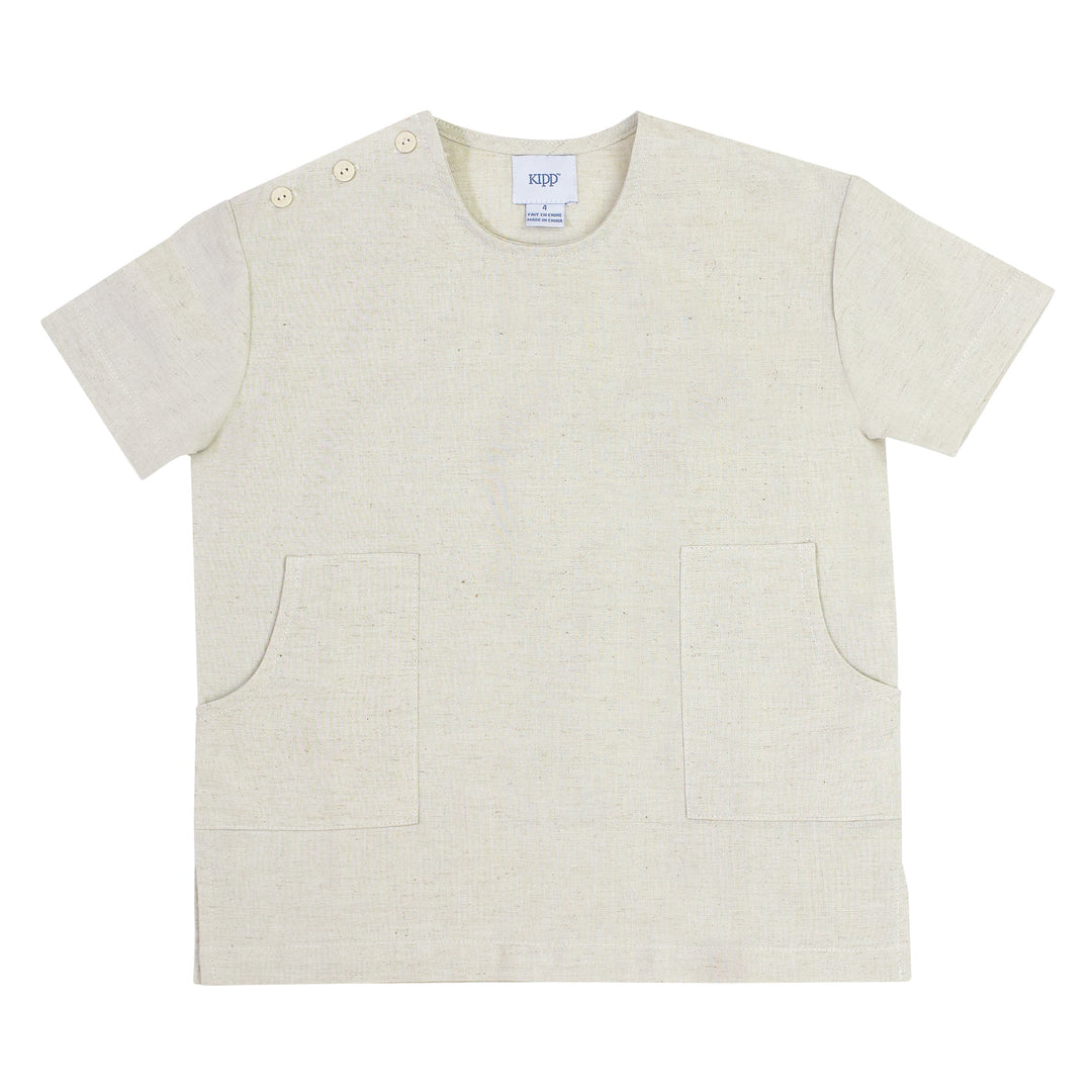 Kipp Stone Linen Button Top