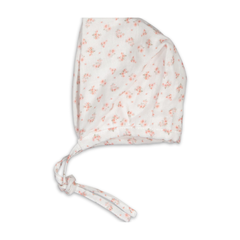 Cotton Little Things Muslin Floral Bonnet Soft Cotton Baby Bonnet Floral Print Lightweight Design