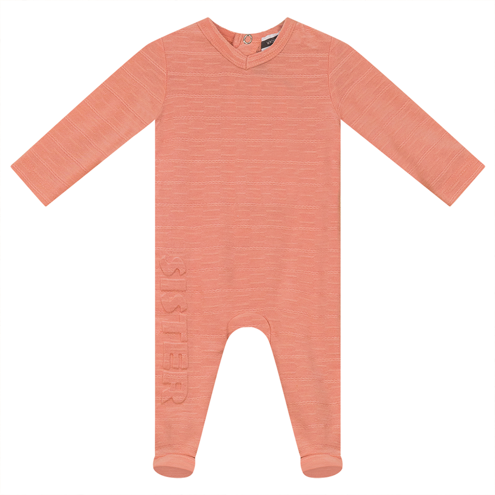 Whipped Cocoa Pink Grandpa Style Footie