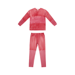 Crew Pink Tie Dye Lounge Set